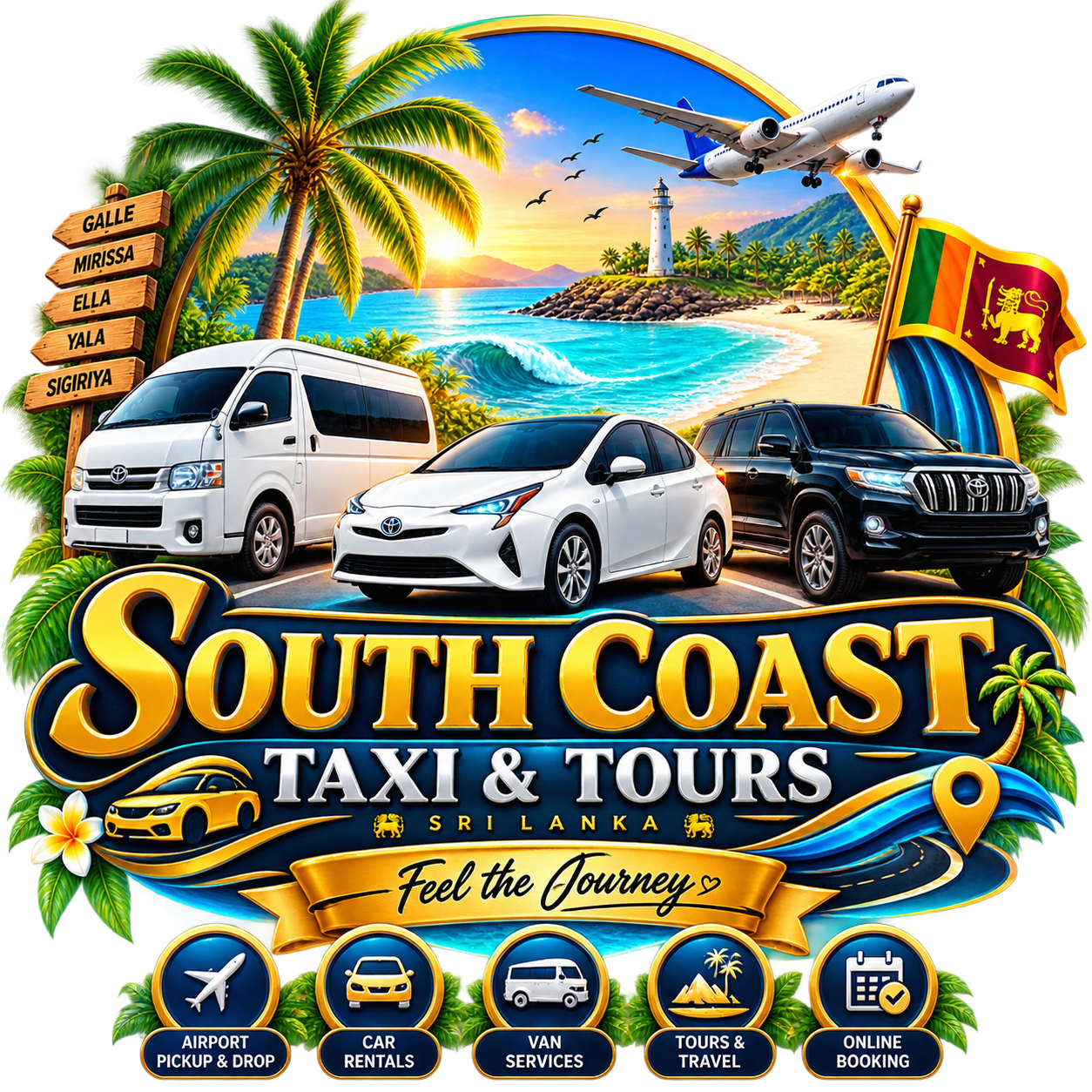 South Coast Taxi & Tours logo